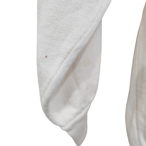 Vintage Supa Sweats Hard Rock Cafe Long Sleeve Sweatshirt White Size Large - Picture 6 of 8